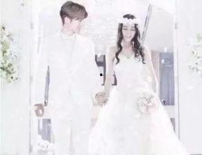 明星夫妻婚纱图片,婚纱照中的浪漫时光