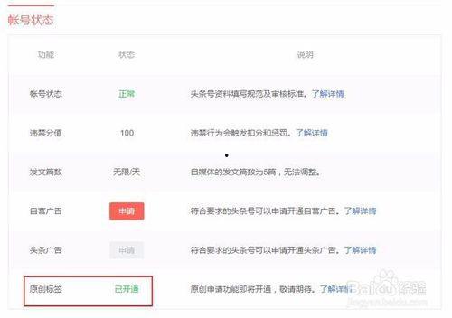 头条号原创在哪显示的